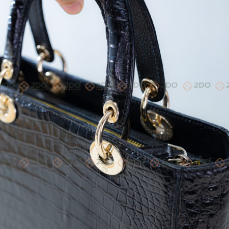 Túi Xách Da Cá Sấu Dior Cao Cấp - Ảnh 7