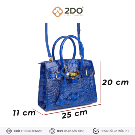 Túi Xách HM Gai Da Cá Sấu Cao Cấp - Ảnh 4
