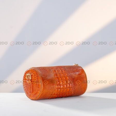 Túi Trống Da Cá Sấu Gù Cao Cấp - Ảnh 23