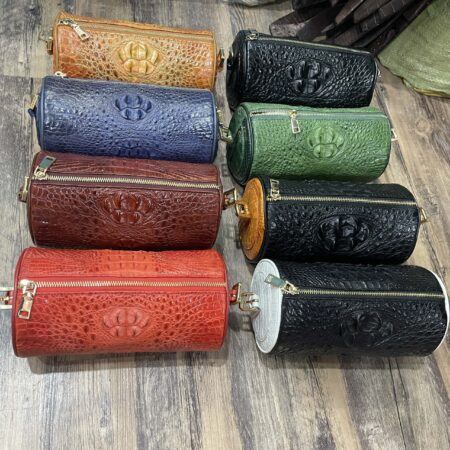 Túi Trống Da Cá Sấu Gù Cao Cấp - Ảnh 15